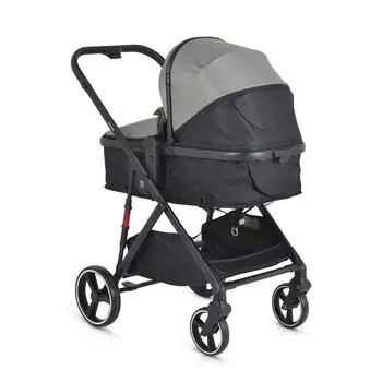 Moni 3 In 1 Set Marbella Grey საბავშვო ტრანსფორმერი ეტლის კომპლექტი, 4 image
