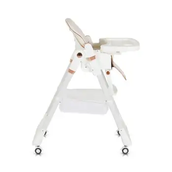 Moni High Chair With A Gift Lindo White - საკვები სკამ-მაგიდა საჩუქრით, 5 image