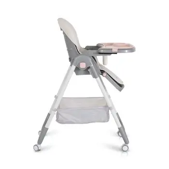Moni High Chair Raffy Pink - საკვები სკამ-მაგიდა, 8 image