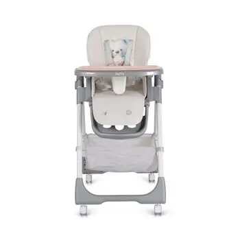 Moni High Chair Raffy Pink - საკვები სკამ-მაგიდა, 3 image