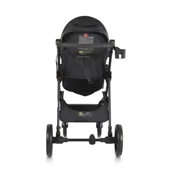 Moni 3 In 1 Set Tokyo Black With Multi Car Seat საბავშვო ტრანსფორმერი ეტლის კომპლექტი, 5 image