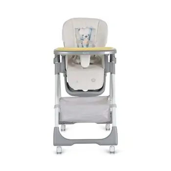Moni High Chair Raffy Yellow - საკვები სკამ-მაგიდა, 3 image