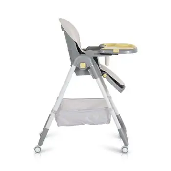 Moni High Chair Raffy Yellow - საკვები სკამ-მაგიდა, 5 image