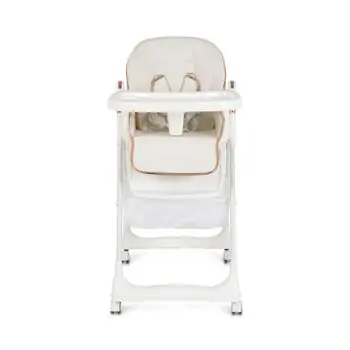 Moni High Chair With A Gift Lindo White - საკვები სკამ-მაგიდა საჩუქრით, 2 image