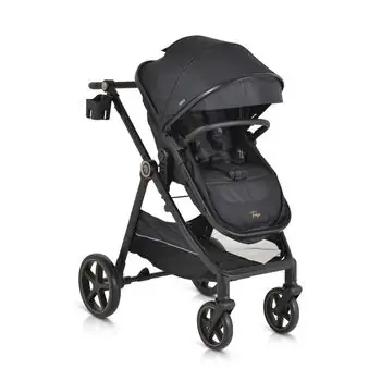 Moni 3 In 1 Set Tokyo Black With Multi Car Seat საბავშვო ტრანსფორმერი ეტლის კომპლექტი, 2 image