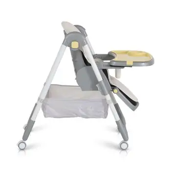 Moni High Chair Raffy Yellow - საკვები სკამ-მაგიდა, 8 image
