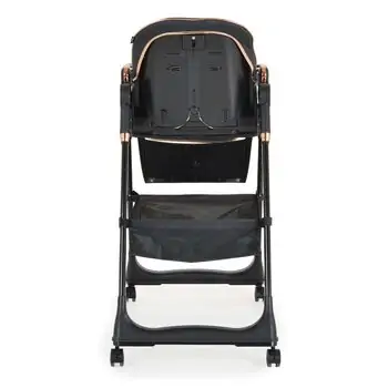 Moni High Chair With A Gift Lindo Black - საკვები სკამ-მაგიდა საჩუქრით, 3 image