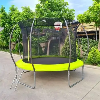Metal & Plastic Trampoline 305cm 10FT - ბატუტი, 2 image