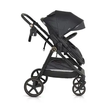 Moni 3 In 1 Set Tokyo Black With Multi Car Seat საბავშვო ტრანსფორმერი ეტლის კომპლექტი, 10 image