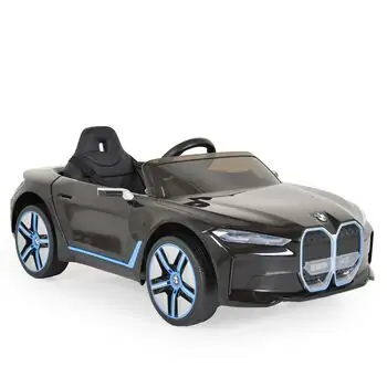 Moni BO Car BMW I4 Black ელექტრო მანქანა კაუჩუკის საბურავებით