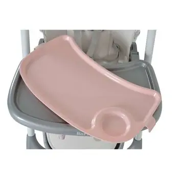 Moni High Chair Raffy Pink - საკვები სკამ-მაგიდა, 9 image