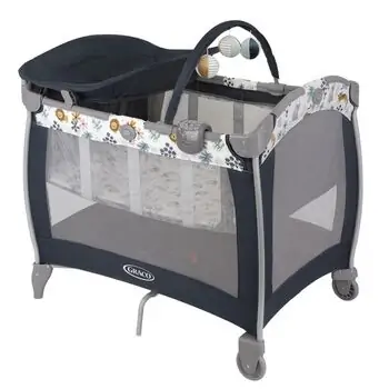 Graco Contour Electra Into The Wild ორ დონიანი საწოლ-მანეჟი