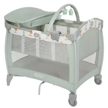 Graco Contour Electra Up & Away ორ დონიანი საწოლ-მანეჟი