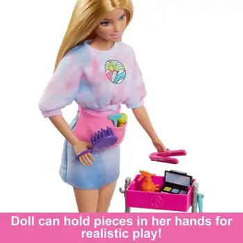 Barbie “Malibu” Stylist Doll With Puppy ბარბის თოჯინა აქსესუარებით, 3 image