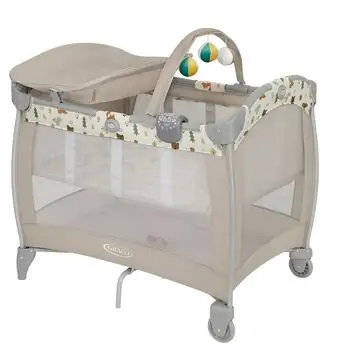 Graco Contour Electra Nature Trail ორ დონიანი საწოლ-მანეჟი