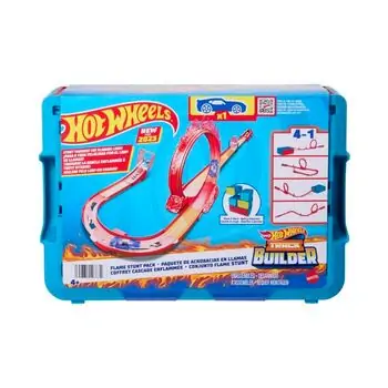 Hot Wheels Fire-themed Track Building Set საბავშვო სათამაშო ტრასა, 7 image