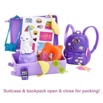Barbie Doll ravel Set With Teresa And Puppy ბარბის თოჯინა აქსესუარებით, 4 image