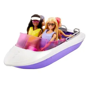 Barbie Mermaid Power Dolls & Boat Playset ბარბის თოჯინები კატერით და აქსესუარებით, 3 image