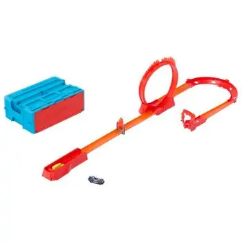 Hot Wheels Fire-themed Track Building Set საბავშვო სათამაშო ტრასა, 2 image