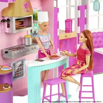 Barbie Cook ‘n Grill Restaurant Doll and Playset ბარბის თოჯინა და სათამაშო რესტორანი, 3 image