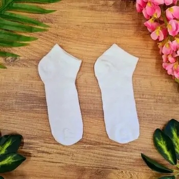 Baby Socks Cotton Stars White საბავშვო წინდები