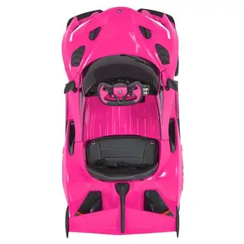 Moni Bo Car Flash Pink ელექტრო მანქანა კაუჩუკის საბურავებით და ტყავის სავარძლით, 9 image