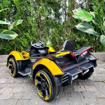 Lamborghini V12 Sports Car Painted Yellow - ელექტრო მანქანა, 5 image