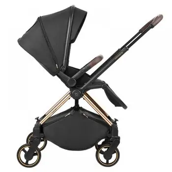 KikkaBoo Lanah 2in1 With Carrycot Black საბავშვო ეტლის კომპლექტი, 6 image
