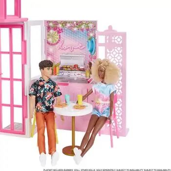 Barbie Dollhouse Playset Doll & House with  - ბარბის სათამაშო სახლი, 8 image