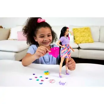 Barbie Totally Hair Butterfly MTL-HCM90 ბარბის თოჯინა აქსესუარებით, 2 image
