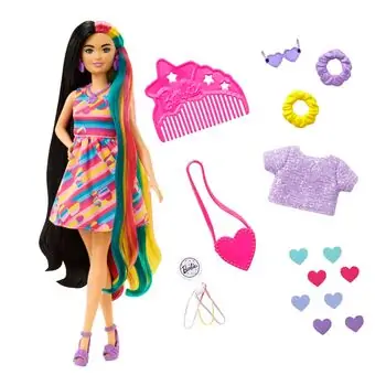 Barbie Totally Hair Butterfly MTL-HCM90 ბარბის თოჯინა აქსესუარებით, 5 image