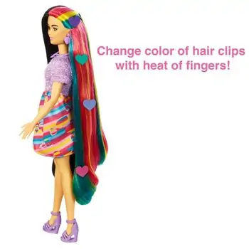 Barbie Totally Hair Butterfly MTL-HCM90 ბარბის თოჯინა აქსესუარებით, 6 image