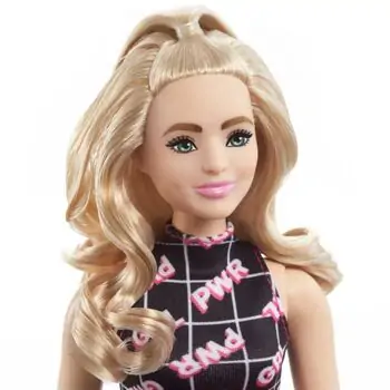 Barbie Doll Fashionista Curvy Blonde in Girl Power Outfit  - ბარბის თოჯინა, 2 image