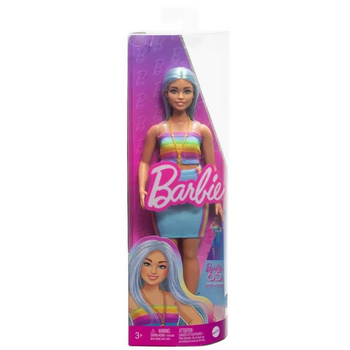Barbie Doll Fashionista With Long Blue Hair - ბარბის თოჯინა, 3 image