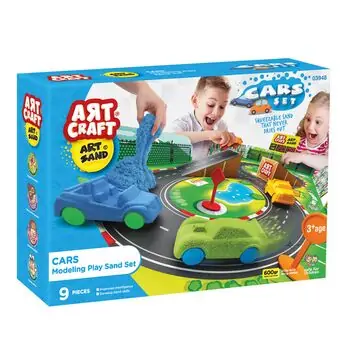 Dede Art Sand Cars Set 03948 - კინეტიკური ქვიშის ნაკრები, 2 image