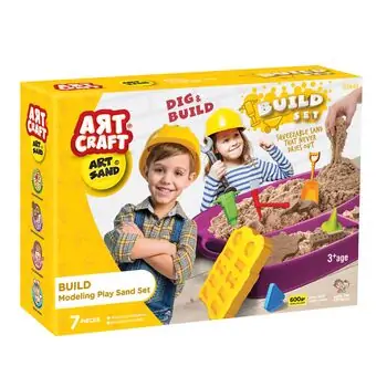 Dede Art Sand Build Set 03949 - კინეტიკური ქვიშის ნაკრები, 2 image