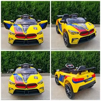 BMW Motorsport Car Yellow - ელექტრო მანქანა