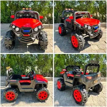 Mini Mitsubishi Jeep Red - ელექტრო მანქანა