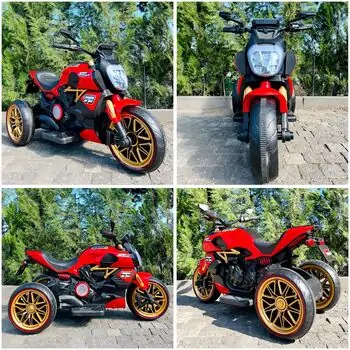 Electric Motorcycle Red  -  ელექტრო მოტოციკლეტი