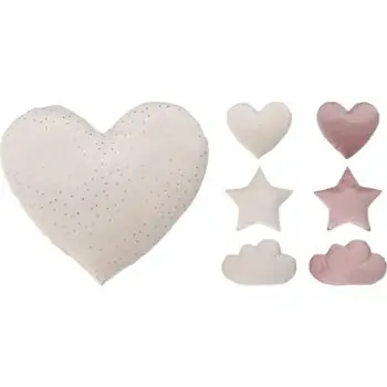 Foil Printed Pillow Heart ბალიში