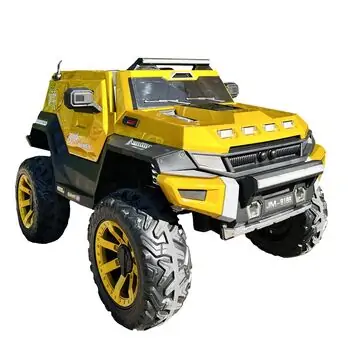 Electric Car Painting Gold - ელექტრო მანქანა კაუჩკის საბურავით, 7 image