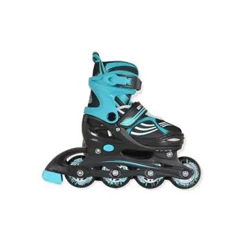 Roller skates 2in1 Double Turquoise M /34-37/ როლიკები, 3 image
