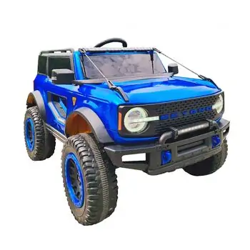 Beyond 66 Electric Car Painted Blue - ელექტრო მანქანა კაუჩუკის საბურავებით, 7 image