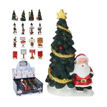 Christmas Decoration Figures For Village საახალწლო აქსესუარი განათებით