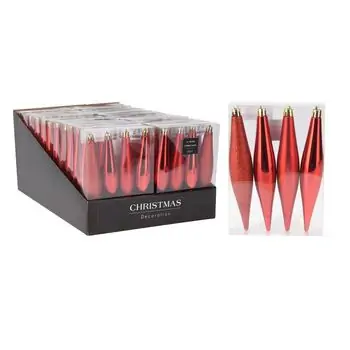Christmas Hanging Decoration Red ნაძვის ხის სათამაშოები