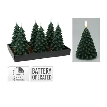 Christmas Tree Decoration Led Candle საახალწლო აქსესუარები