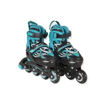 Roller skates 2in1 Double Turquoise M /34-37/ როლიკები