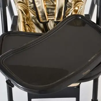Cangaroo High Chair Tiramisu 2 In 1 Gold Limited Edition საკვები სკამ-მაგიდა, 9 image