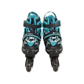Roller skates 2in1 Double Turquoise S /30-33 / როლიკები, 5 image