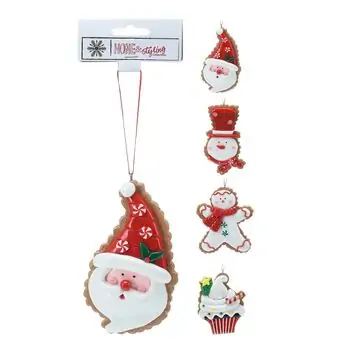 Christmas Hanging Decoration Santa ნაძვის ხის სათამაშოები